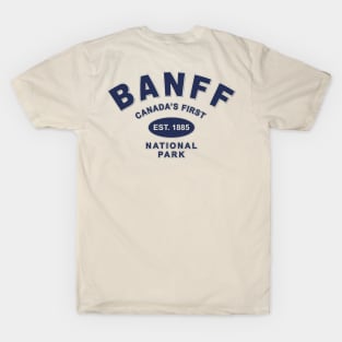 Banff National Park with Tough Old Bison (Two-Sided) T-Shirt